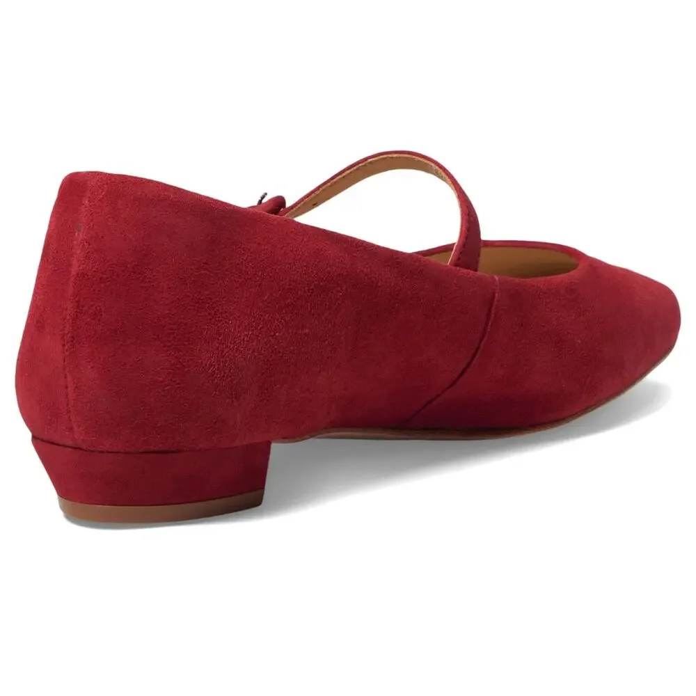 BERNARDO GABRIELA - SANDALS FOR WOMEN -LEATHER LININGA DARK RED 8.5 M